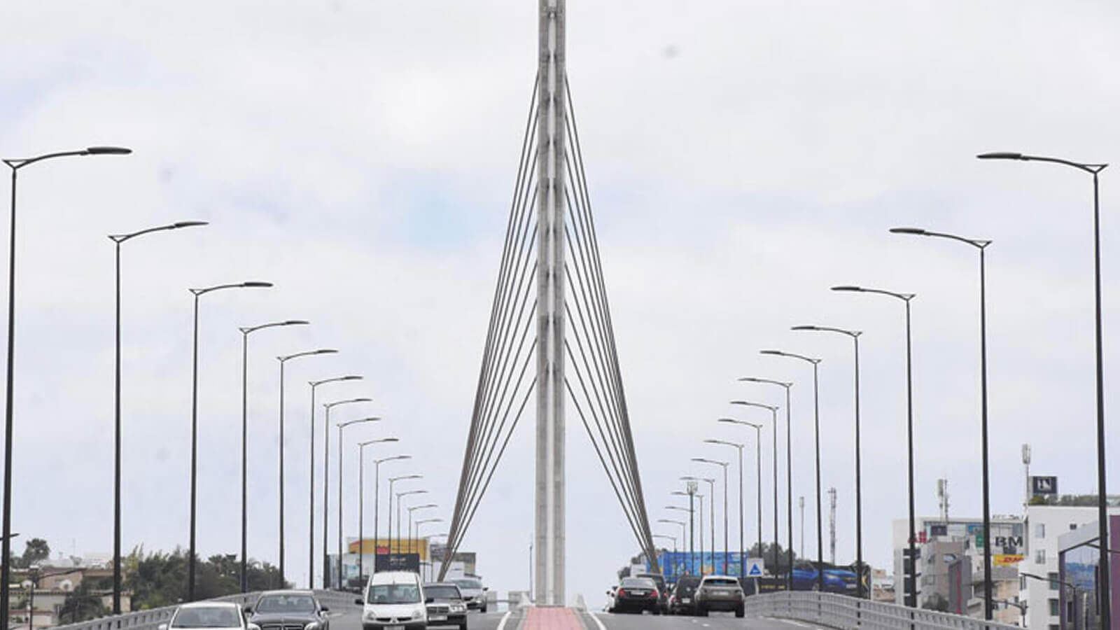 Verjat Paints - Pont à haubans de Sidi Maarouf - CASABLANCA